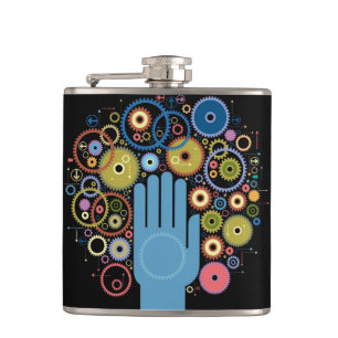 The concept of motion hip flask