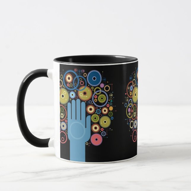 The concept of motion mug (Left)