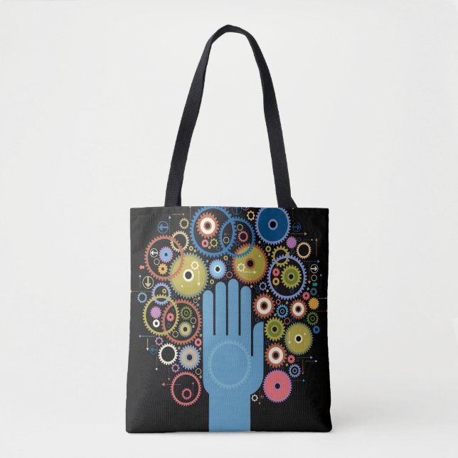 The concept of motion tote bag (Front)
