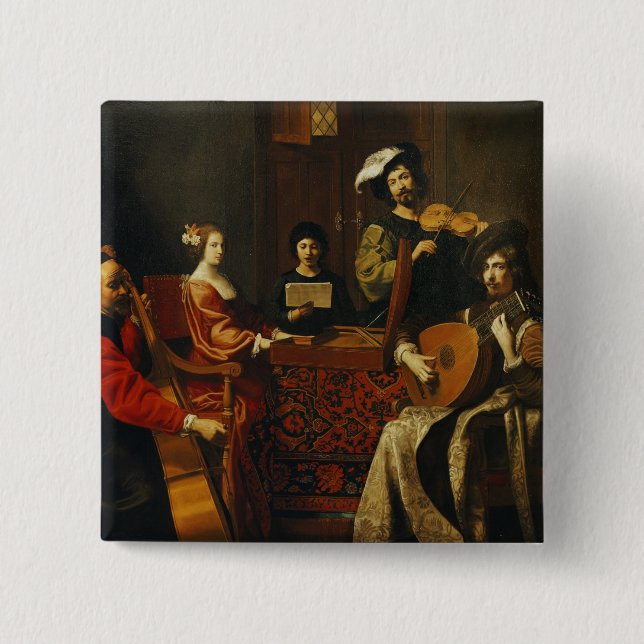 The Concert 15 Cm Square Badge (Front)