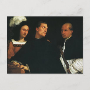 The Concert by Titian Vintage Renaissance Fine Art Postcard