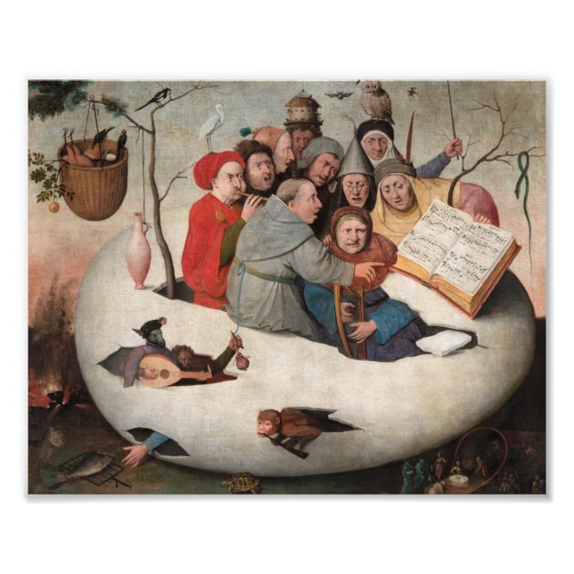The Concert in the Egg by Hieronymus Bosch Photo Print (Front)