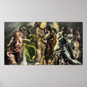 The Concert of the Angels El Greco Poster