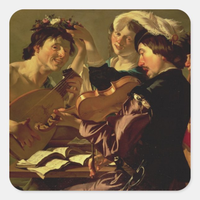 The Concert Square Sticker (Front)