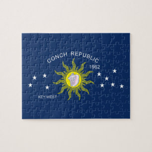 The Conch Republic Flag Jigsaw Puzzle