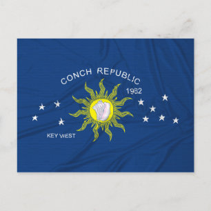 The Conch Republic Flag Postcard