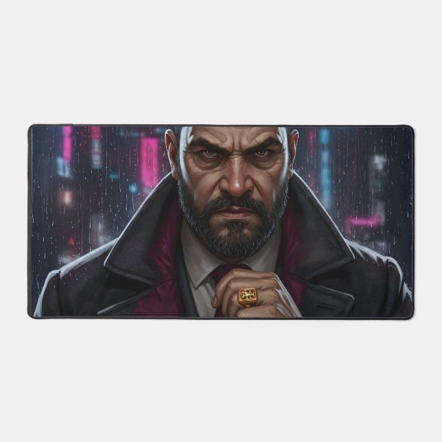 The Concrete King Desk Mat (Front)
