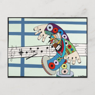 "The Conductor" by Ruchell Alexander Postcard