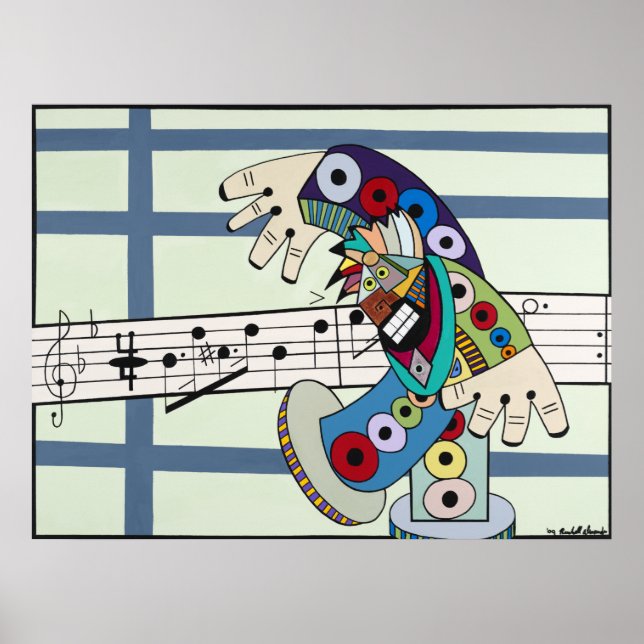 "The Conductor" by Ruchell Alexander Poster (Front)