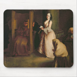 The Confession, c.1755 (oil on canvas) Mouse Pad