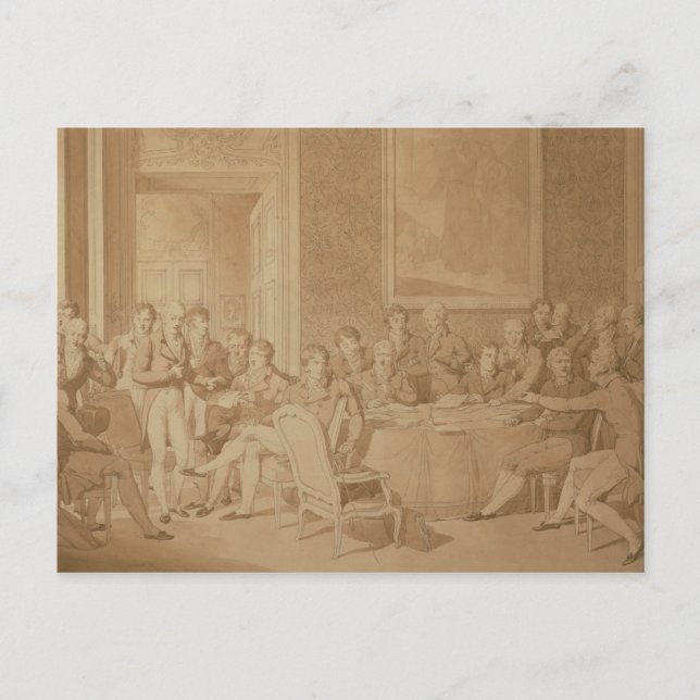 The Congress of Vienna, 1815 Postcard (Front)