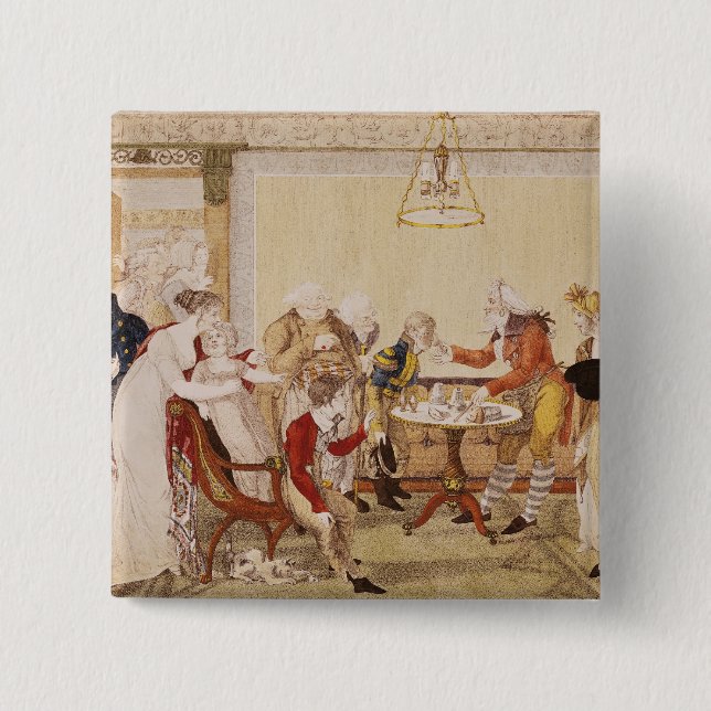The Conjuror 15 Cm Square Badge (Front)