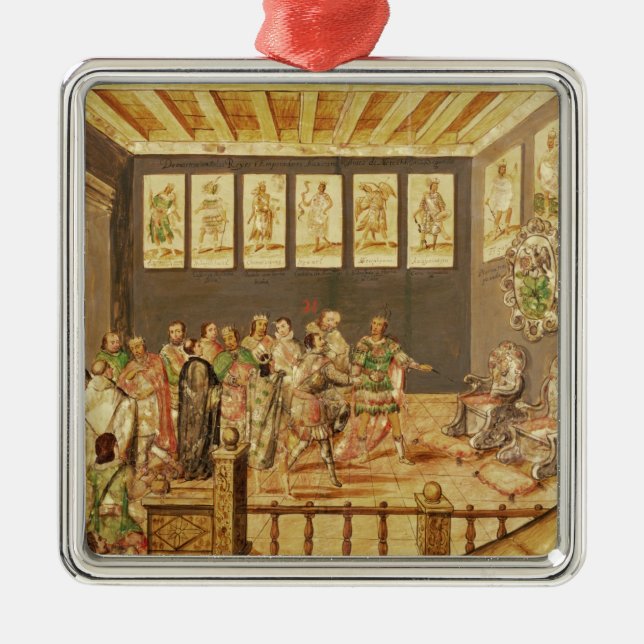 The Conquest of Mexico Metal Ornament (Front)