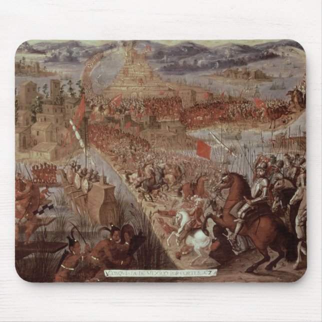 The Conquest of Tenochtitlan Mouse Pad (Front)