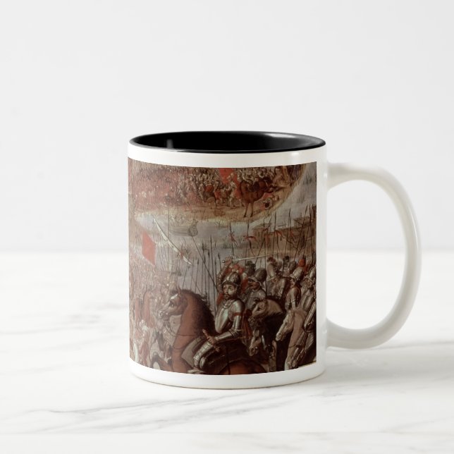 The Conquest of Tenochtitlan Two-Tone Coffee Mug (Right)