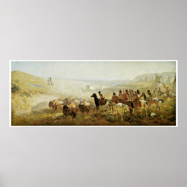 The Conquest of the Prarie by Irving R. Bacon Poster (Front)