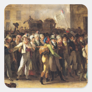 The Conscripts of 1807 Square Sticker