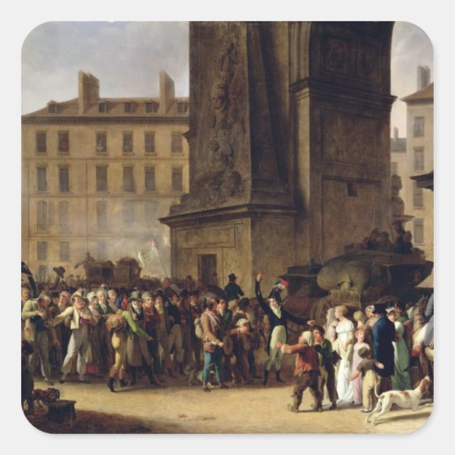 The Conscripts of 1807 Square Sticker (Front)
