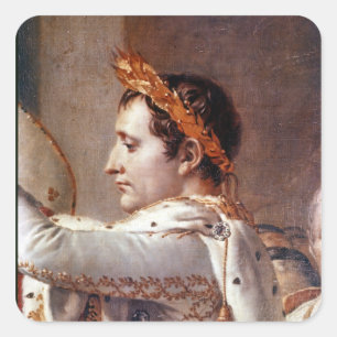 The Consecration of the Emperor Napoleon 2 Square Sticker