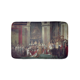 The Consecration of the Emperor Napoleon Bath Mat