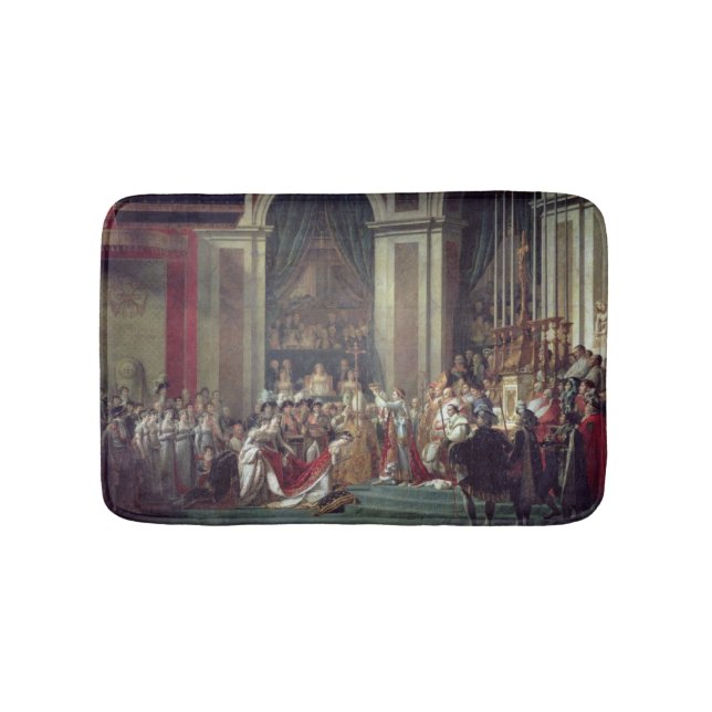 The Consecration of the Emperor Napoleon Bath Mat (Front)