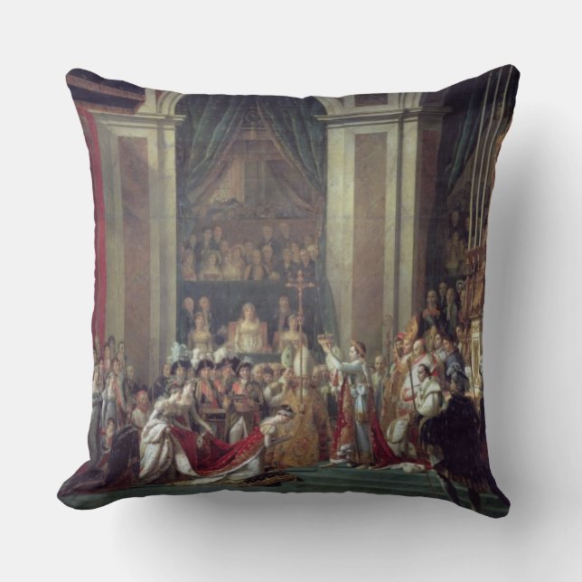 The Consecration of the Emperor Napoleon Cushion (Front)