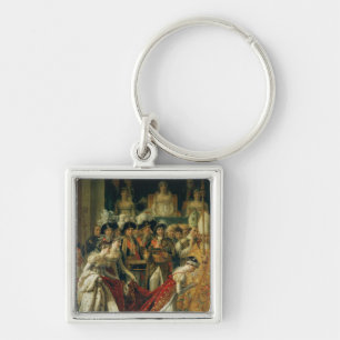 The Consecration of the Emperor Napoleon Key Ring