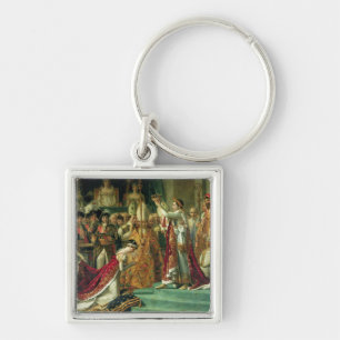 The Consecration of the Emperor Napoleon Key Ring