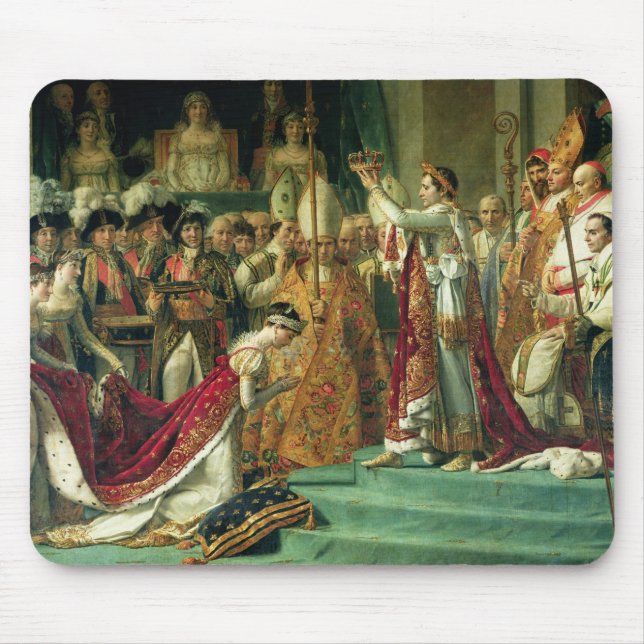 The Consecration of the Emperor Napoleon Mouse Pad (Front)