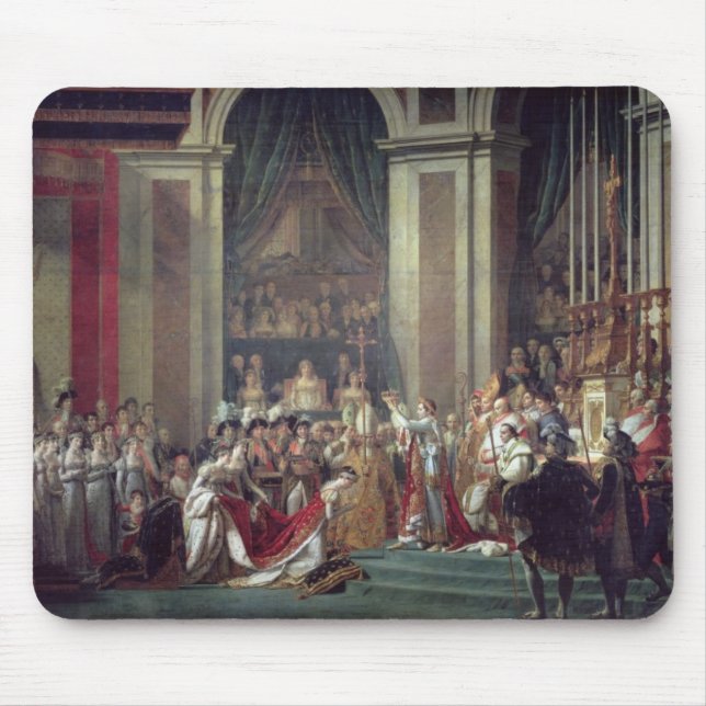 The Consecration of the Emperor Napoleon Mouse Pad (Front)