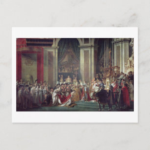 The Consecration of the Emperor Napoleon Postcard
