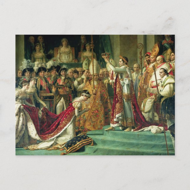 The Consecration of the Emperor Napoleon Postcard (Front)