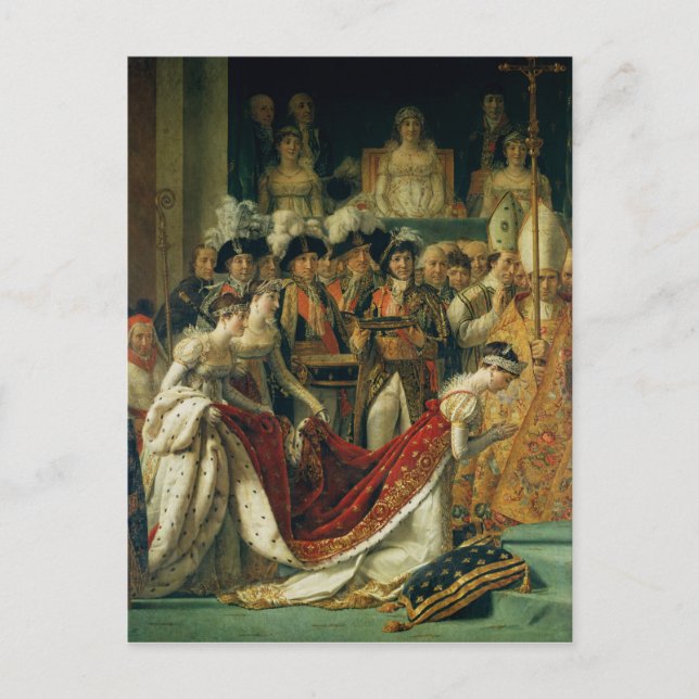 The Consecration of the Emperor Napoleon Postcard (Front)