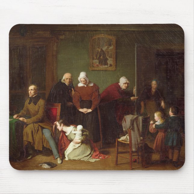The Consequences of the Seduction, 1824 Mouse Pad (Front)