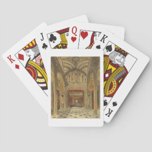 The Conservatory at Carlton House from Pyne's 'Roy Playing Cards