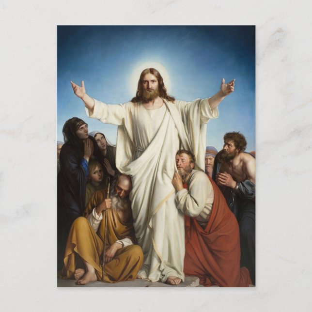 The Consolator by Carl Bloch Postcard (Front)