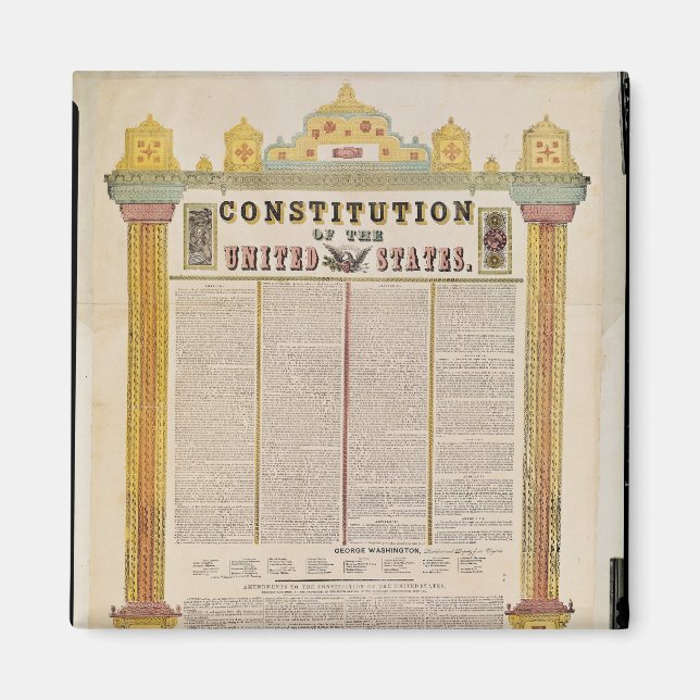 The Constitution of the United States of America Magnet (Front)