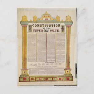 The Constitution of the United States of America Postcard