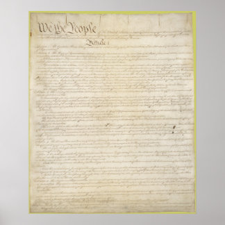 The Constitution of the United States of America Poster