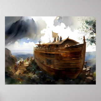 The Construction Of Noah's Ark Poster