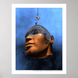 The construction workers - Le chantier Poster