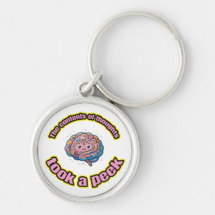 The contents of thoughts took a peek key ring