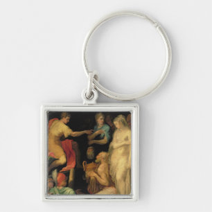 The Continence of Major Scipio (237-183 BC) (oil o Key Ring