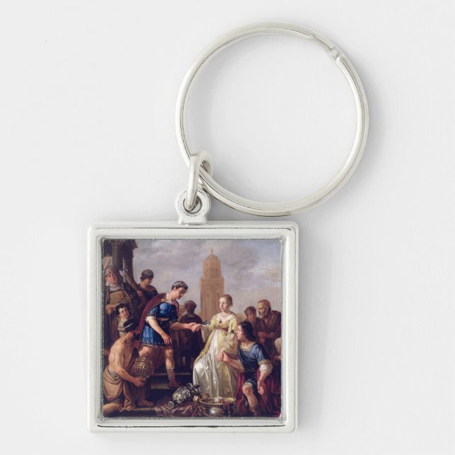 The Continence of Scipio  1643 Key Ring (Front)