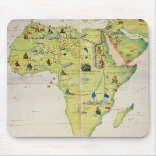 The Continent of Africa Mouse Pad