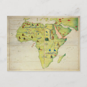 The Continent of Africa Postcard