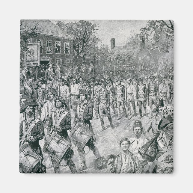 The Continental Army Marching Down the Old Magnet (Front)