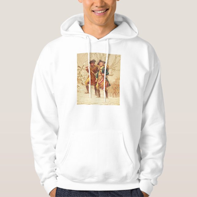 The Continentals by Frank Blackwell Mayer 1875 Hoodie (Front)