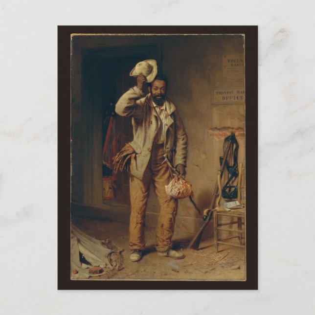 The Contraband, Wood - Civil War African American Postcard (Front)