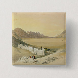 The Convent of St. Catherine, Mount Sinai 15 Cm Square Badge